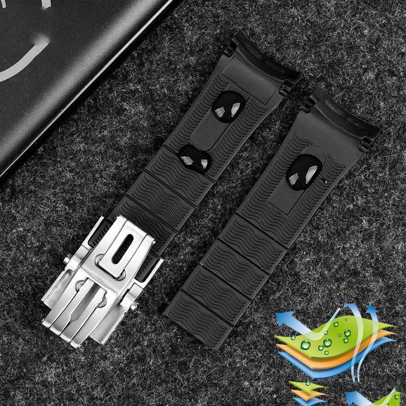 22mm Rubber Silicone Watch str - Solo Loop Strap review and price