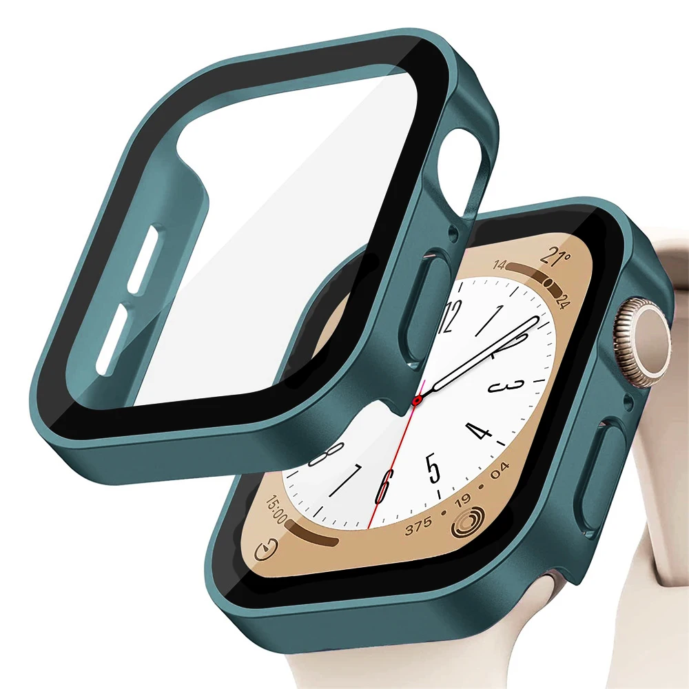 Glass+cover For Apple Watch ca - Smartwatch Watch Accessories For Women review and price