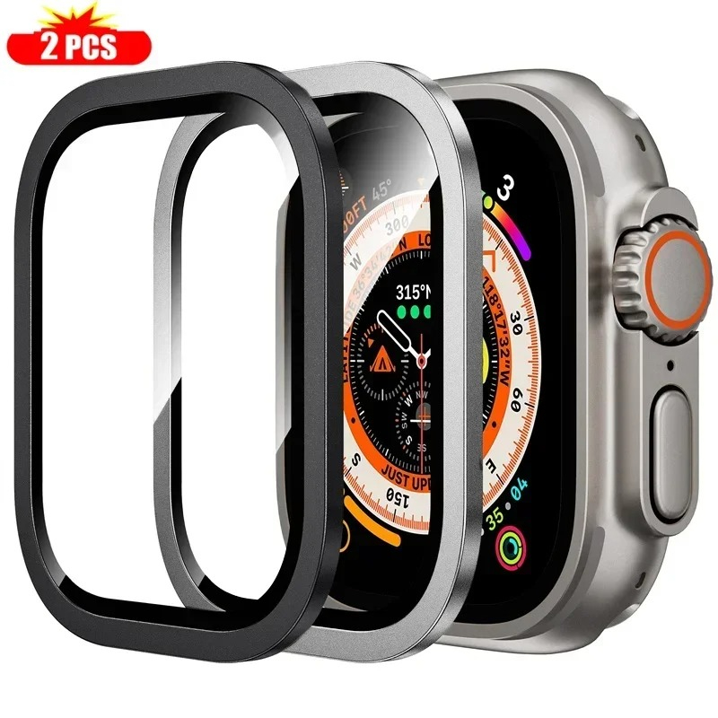 2PCS Tempered Glass for Apple  - Smartwatch Watch Accessories For Women review and price