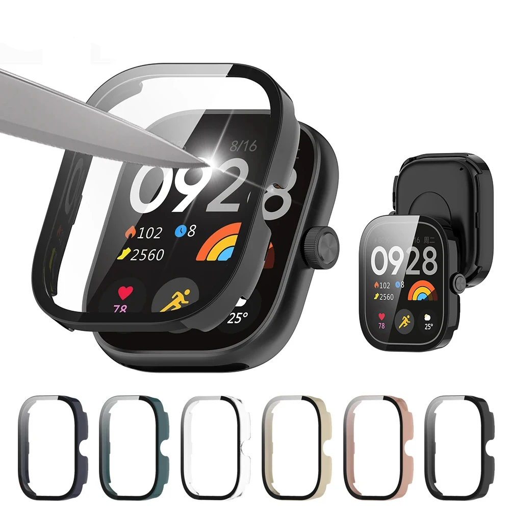 Tempered Glass+Case For Xiaomi - Smartwatch Watch Accessories For Women review and price