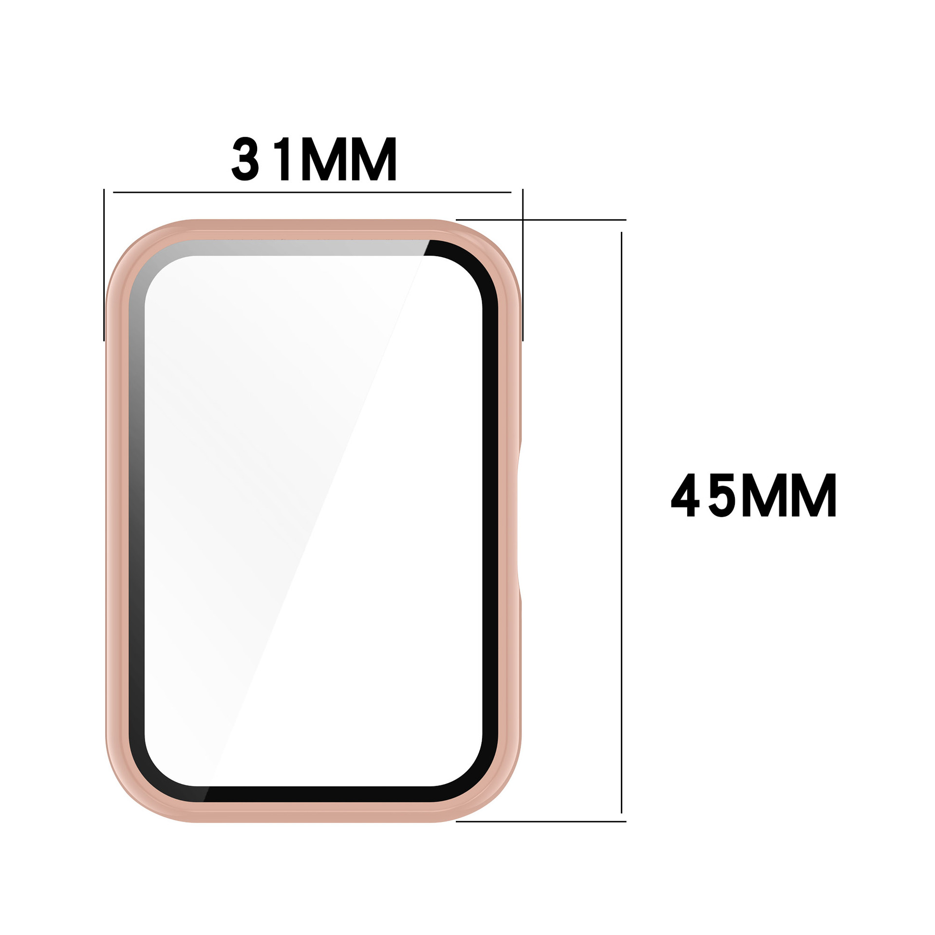 Glass+Case For Samsung Galaxy  - Smartwatch Watch Accessories For Women review and price