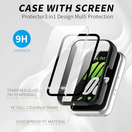 Glass+Case For Samsung Galaxy  - Smartwatch Watch Accessories For Women review and price