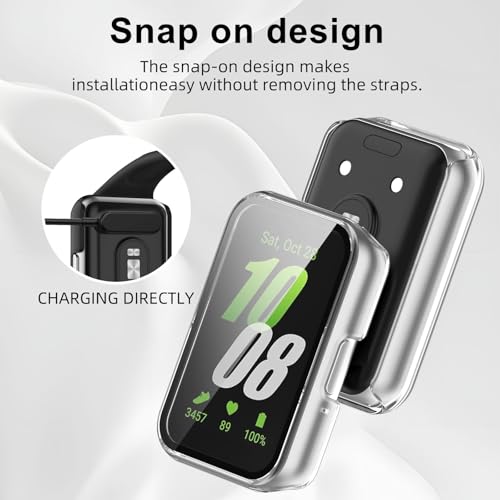 Glass+Case For Samsung Galaxy  - Smartwatch Watch Accessories For Women review and price