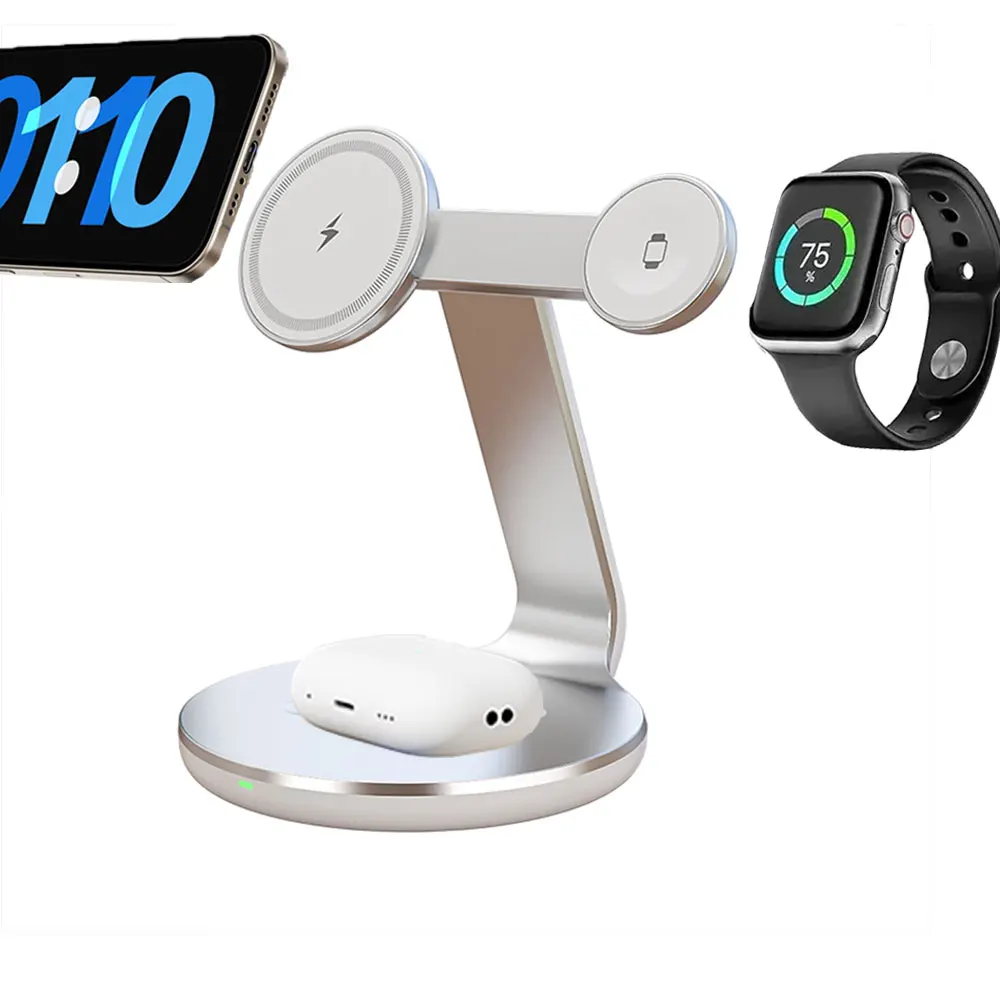 3 in 1 Wireless Charger Stand  - Wireless Charger Watch review and price
