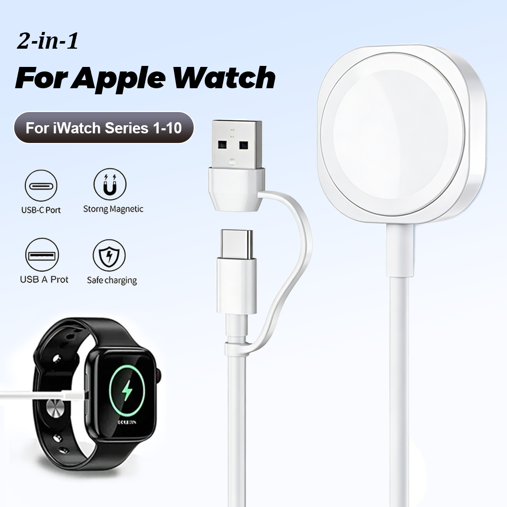 2 in 1 Magnetic Wireless USB A - Wireless Charger Watch review and price