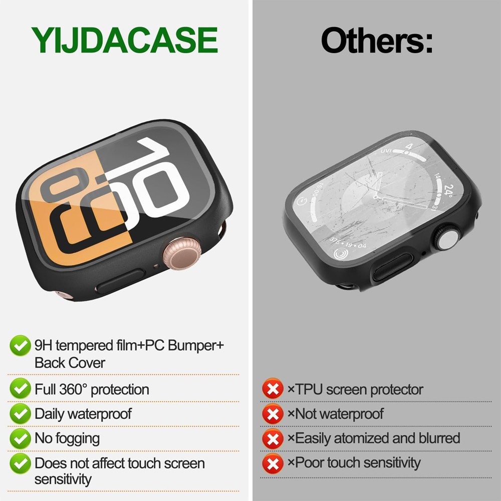 360 Protective Case for Apple  - Smartwatch Watch Accessories For Women review and price