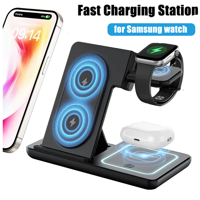 3 in 1 Foldable Wireless Charg - Smartwatch Ac review and price