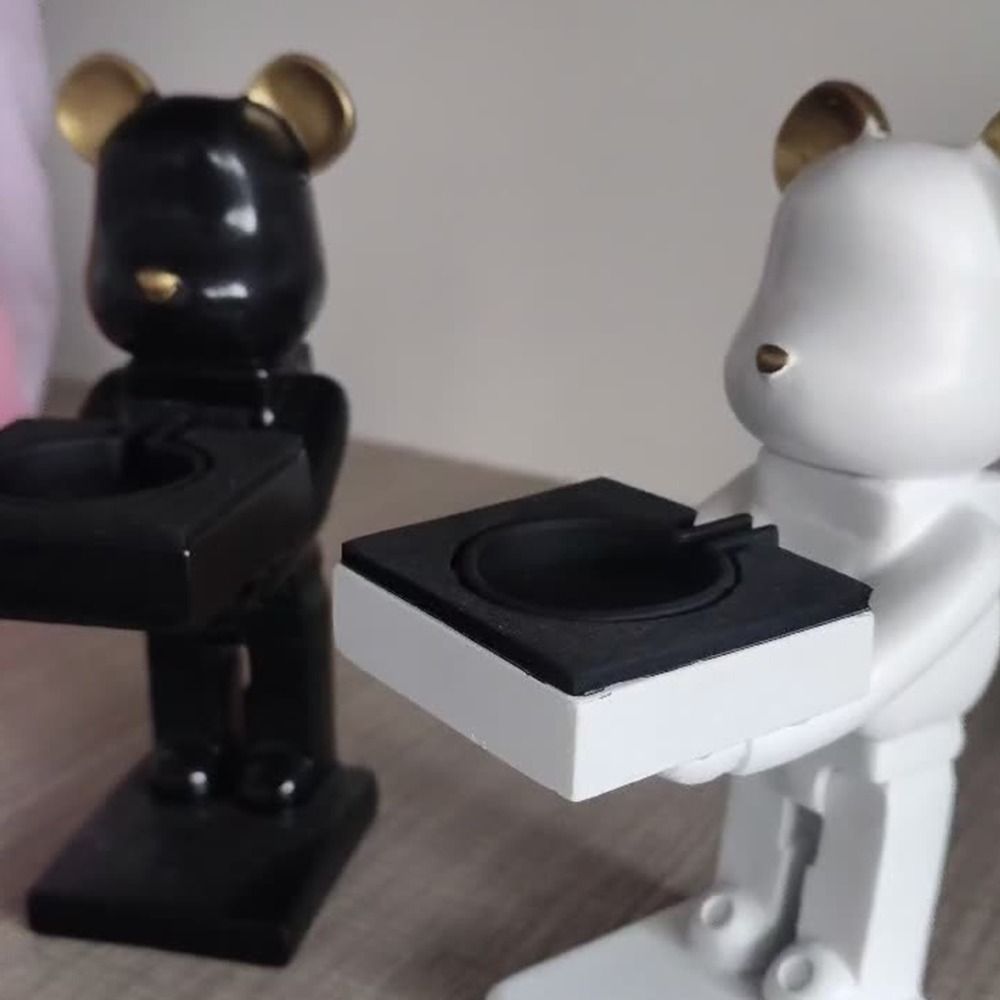 Multicolor Cartoon Bear Watch  - Wireless Charger Watch review and price