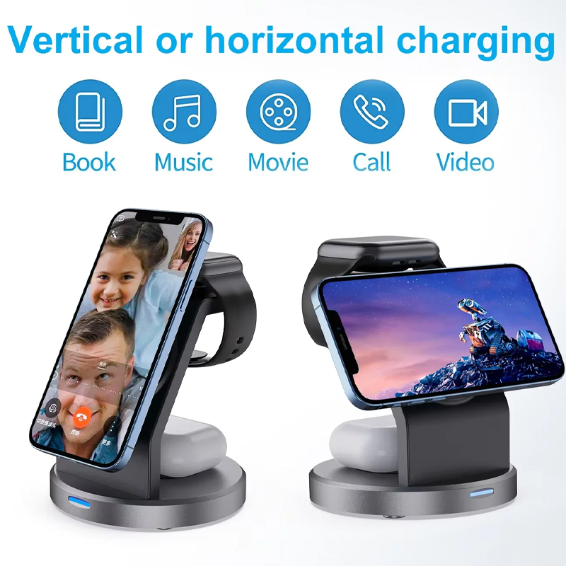 3 In 1 Wireless Charger Stand  - Smartwatch Ac review and price