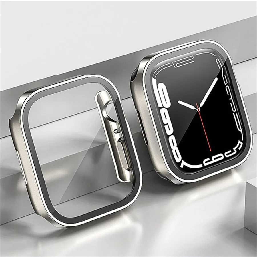 Glass+cover For Apple Watch ca - Smartwatch Watch Accessories For Women review and price