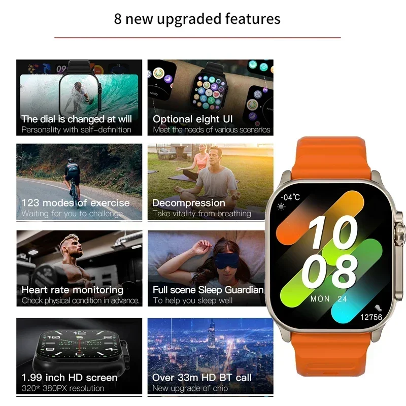 New Series 9 Watch PK HK8 PRO  - Smartwatch Nexus review and price