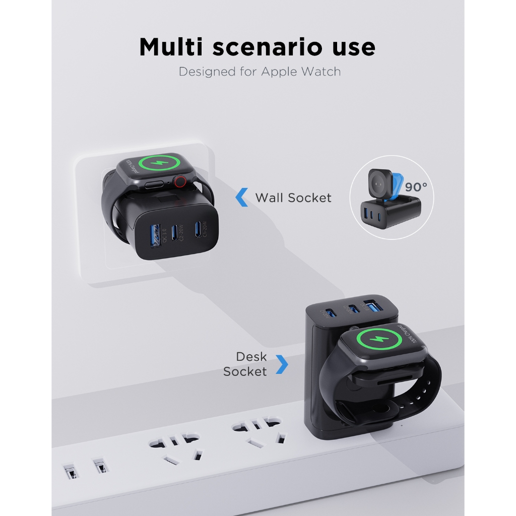 Oatsbasf 4 In 1 QC3.0 Fast Mag - Wireless Charger Watch review and price